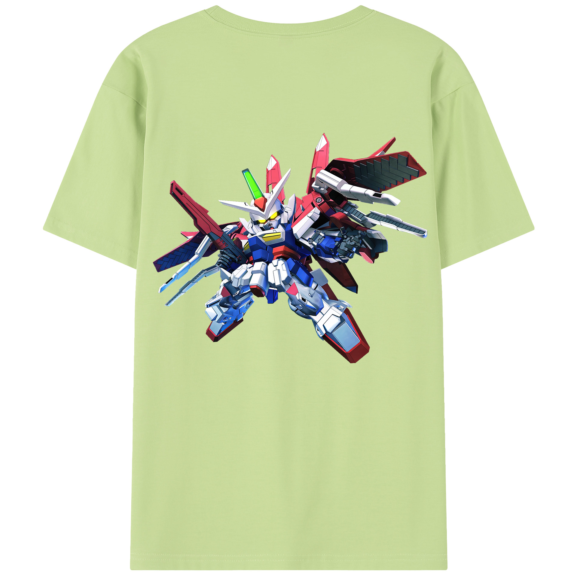 （画像用） 機動戦士ガンダム Mobile Suit Gundam 綿100％半袖Tシャツ（背面プリント）